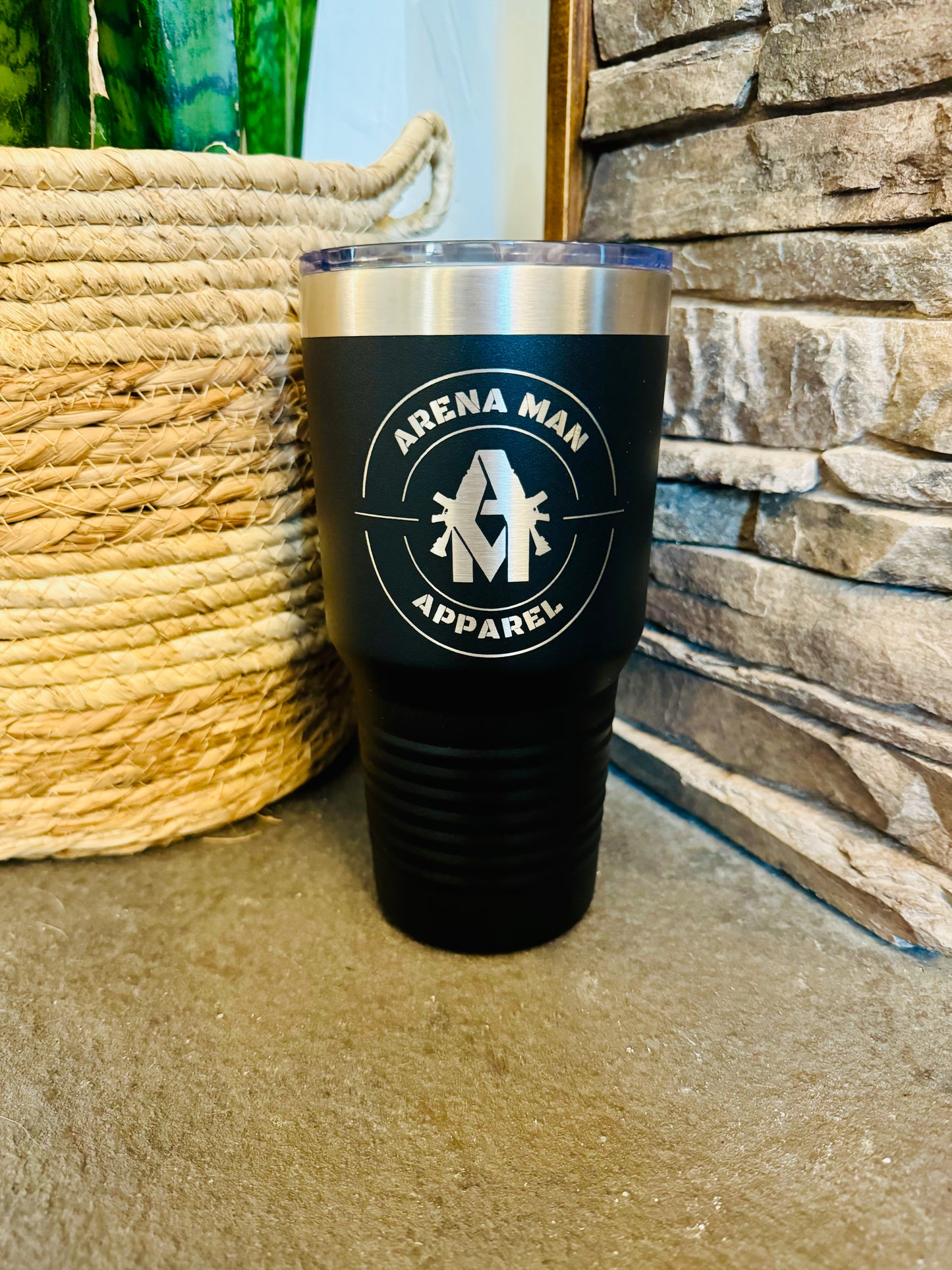 Arena Man Apparel Laser Engraved Tumbler 30oz